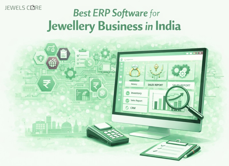 Jewels core Best ERP Software for Jewellery Business in India: Simplify Operations & Grow Faster.
